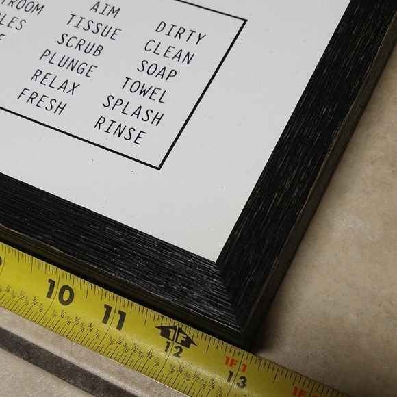 Welcome to the Restroom Word Search Wall Art - Picture 5 of 7